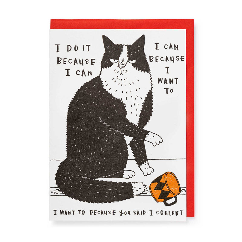 Archivist 'I Do It Because I Can' Card