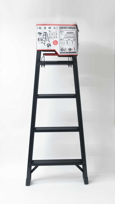 refurbished | Hasegawa Ashigaru Step Ladder 5-Steps, black