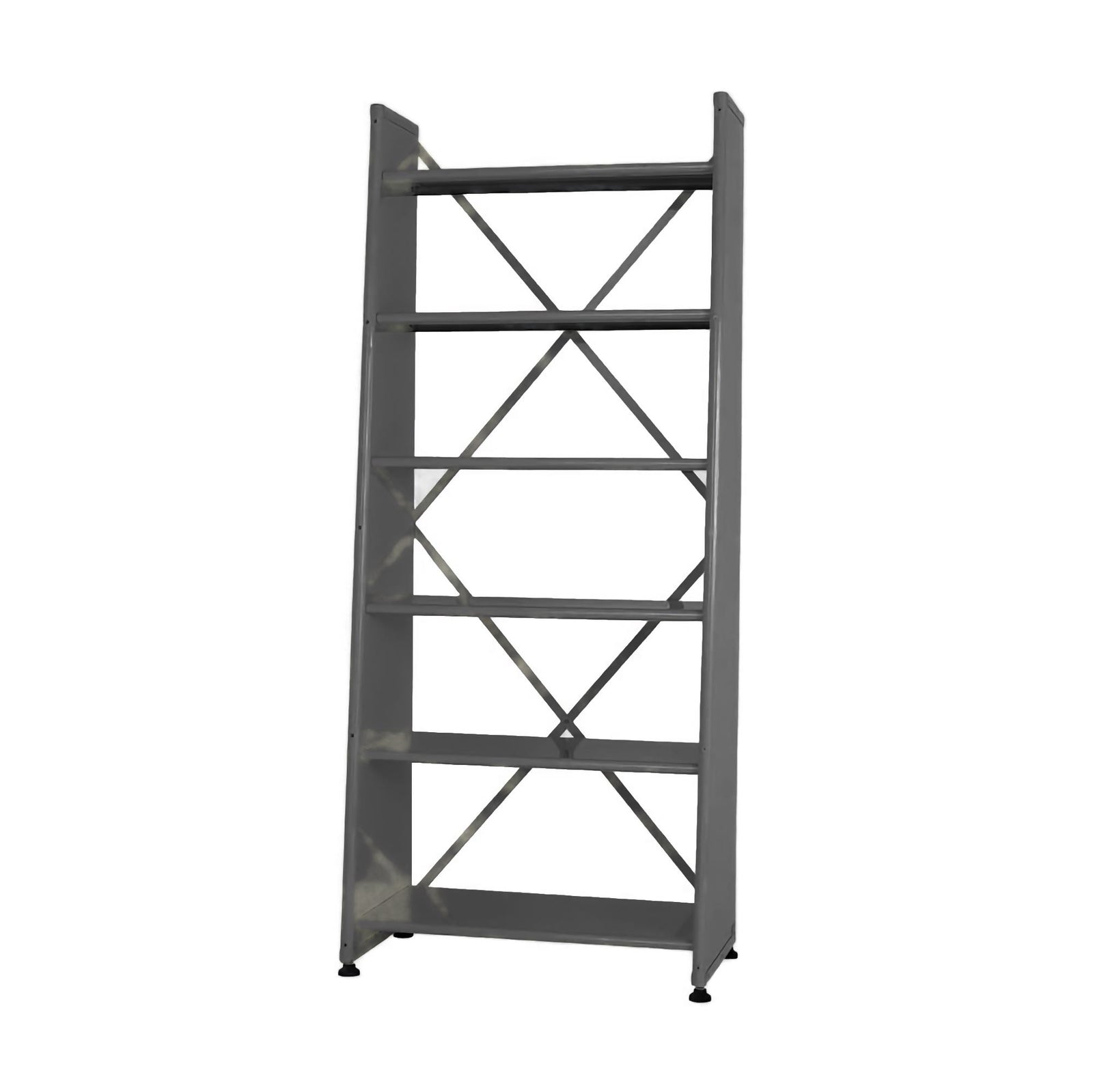 Dulton 6 Tier Tapered metal shelf, Raw
