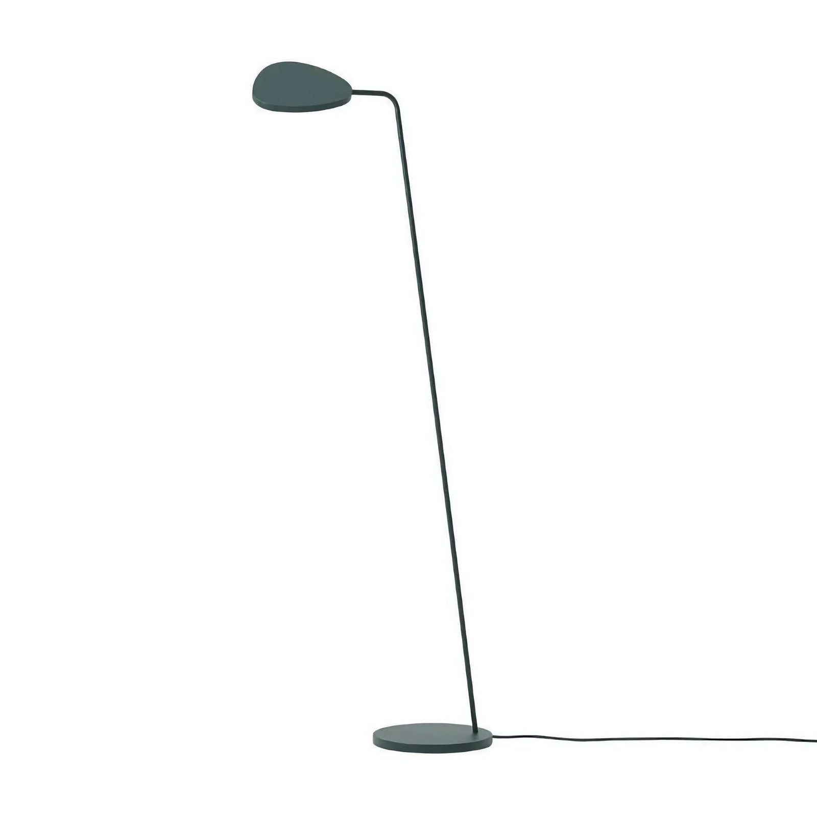 Muuto Leaf floor lamp, dark green