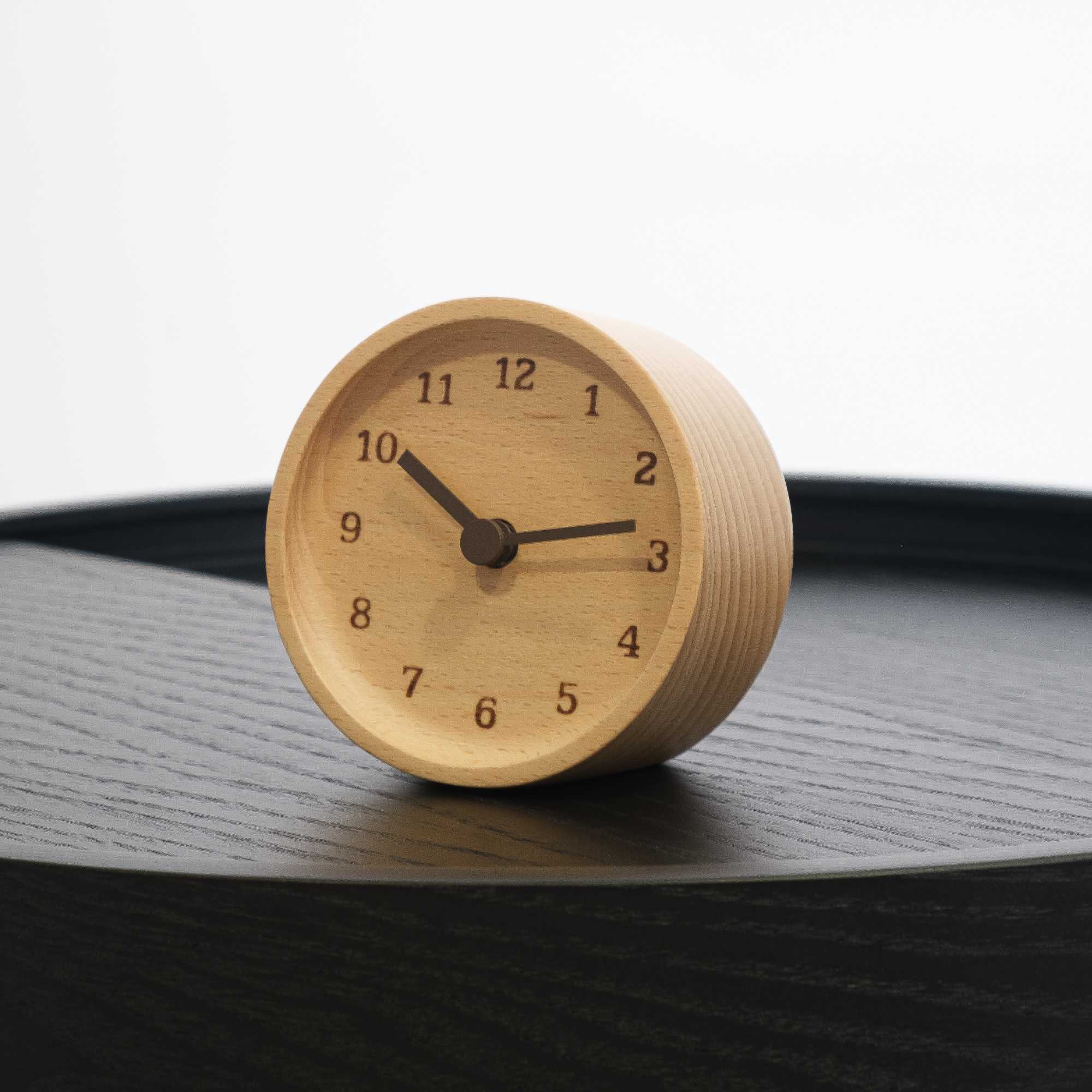 ex-display | Lemnos MUKU desk clock, beech