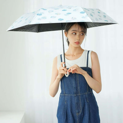Chiikawa × Wpc. Blackout Shading umbrella, Flower crown sleepy blue