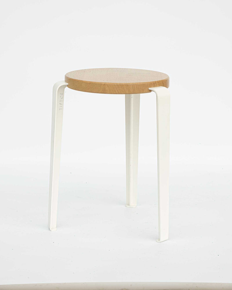 ex-display | Tiptoe LOU stool, cloud white/oak