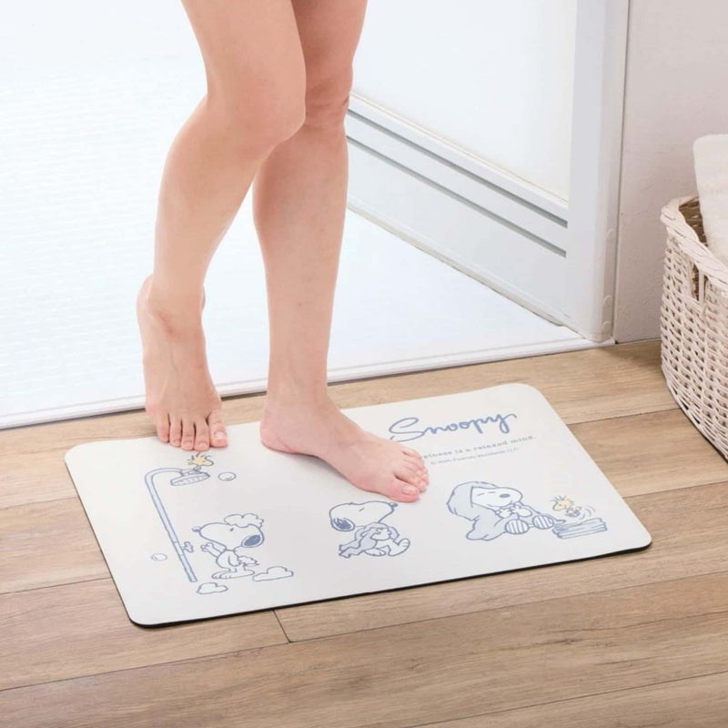 Snoopy soft diatomaceous earth mat