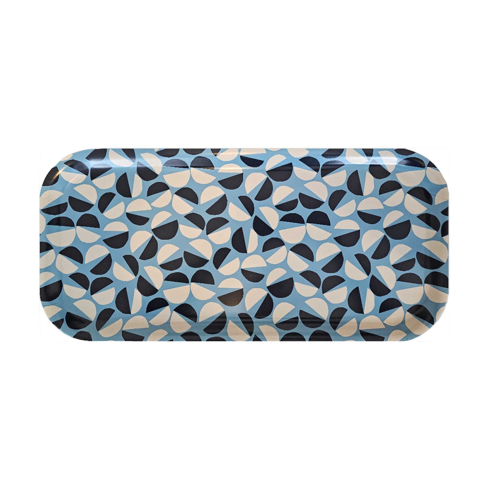 Åry Sweden Birch Veneer Tray (48x22cm), Pacman Blue