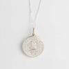 Miffy Medallion Necklace, sterling silver