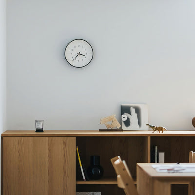 Lemnos Essent wall clock ø26, white