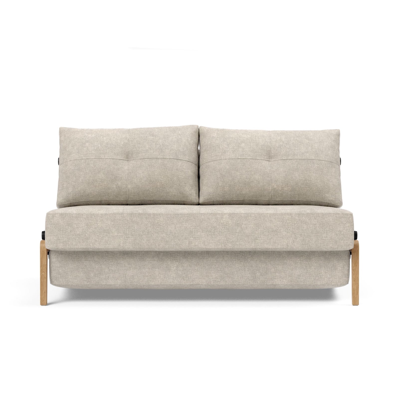 Innovation Living Cubed 140 Wood sofa bed, 280 avella sand