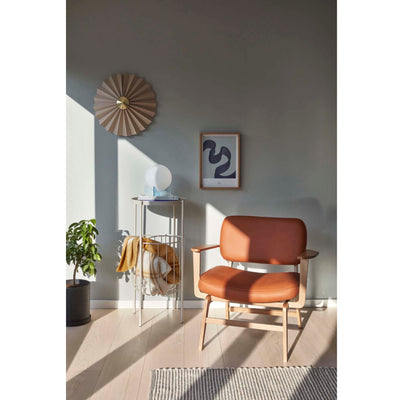 Hübsch Haze lounge chair, brown