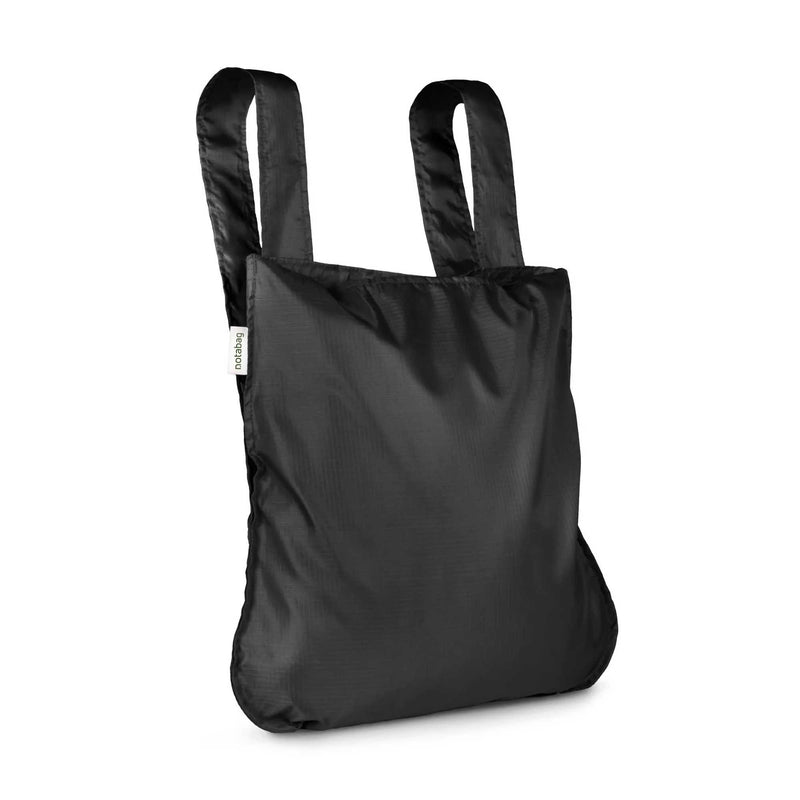 Notabag Recycled 2-Way Bag&Backpack, Black