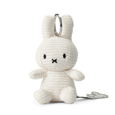 Miffy ECO Corduroy keychain, offwhite