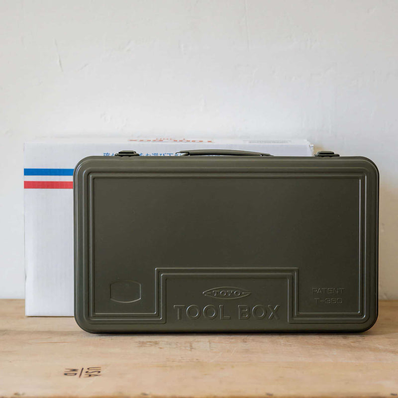 Toyo T-360 Steel Toolbox, Green