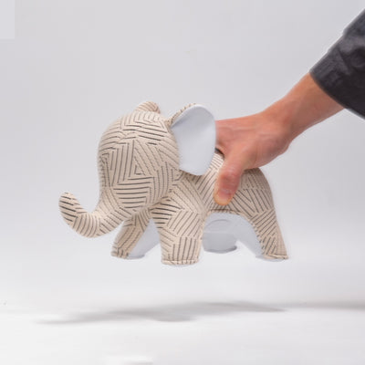 refurbished | Zuny bookend, elephant abby (kvadrat razle dazzle)
