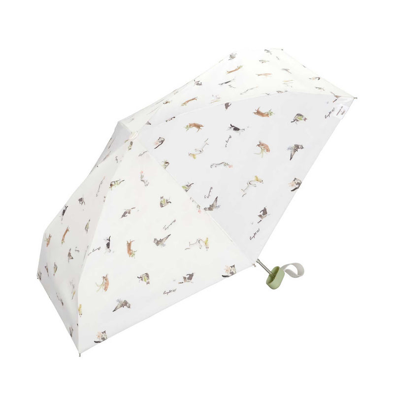 Masayuki Oki x Wpc. Compact Folding Umbrella, Off White