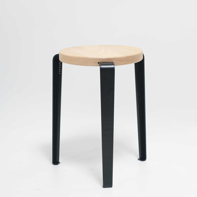 refurbished | Tiptoe LOU Stool, Black/Beech