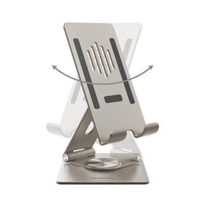 360°Rotatable phone stand & tablet stand, titanium