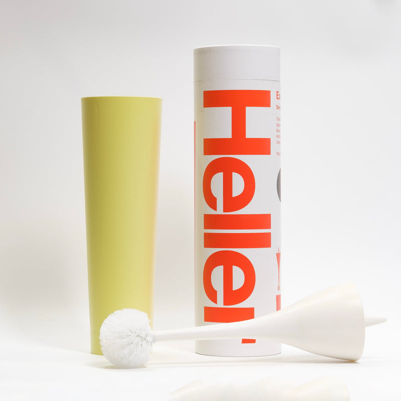 refurbished | Heller Excalibur toilet brush, acid yellow