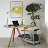 HAY CPH20 2.0 table, lacquered oak/lacquered oak veneer