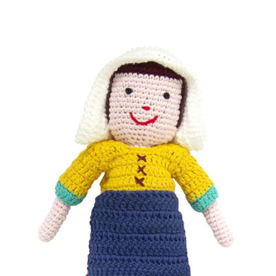 Global Affairs Vermeer Milkmaid crochet