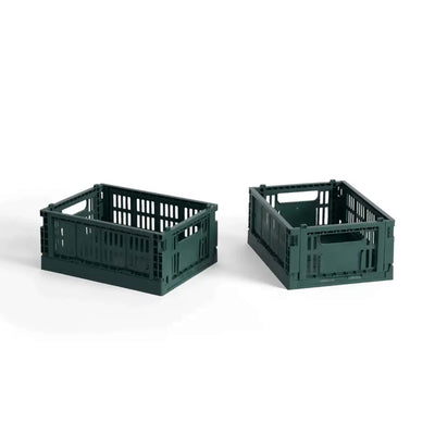 Hay Colour Crate Mini Set of 2, dark green