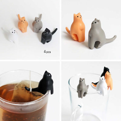 Kikkerland Cat Tea Bag Holders