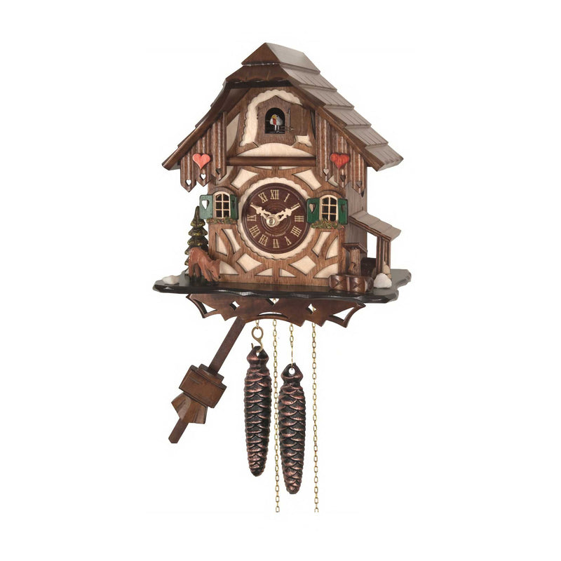 Engstler Quartz Cuckoo Clock Black Forest House 413Q
