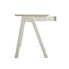 Blu Dot Stash desk, Whitewashed ash/White