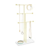 Umbra Trigem Jewellery Stand, Brass