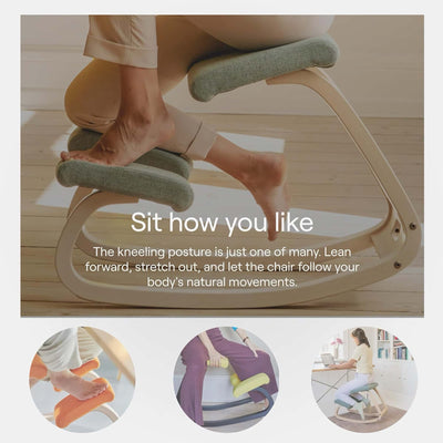 Varier Variable Balans kneeling chair, ocean