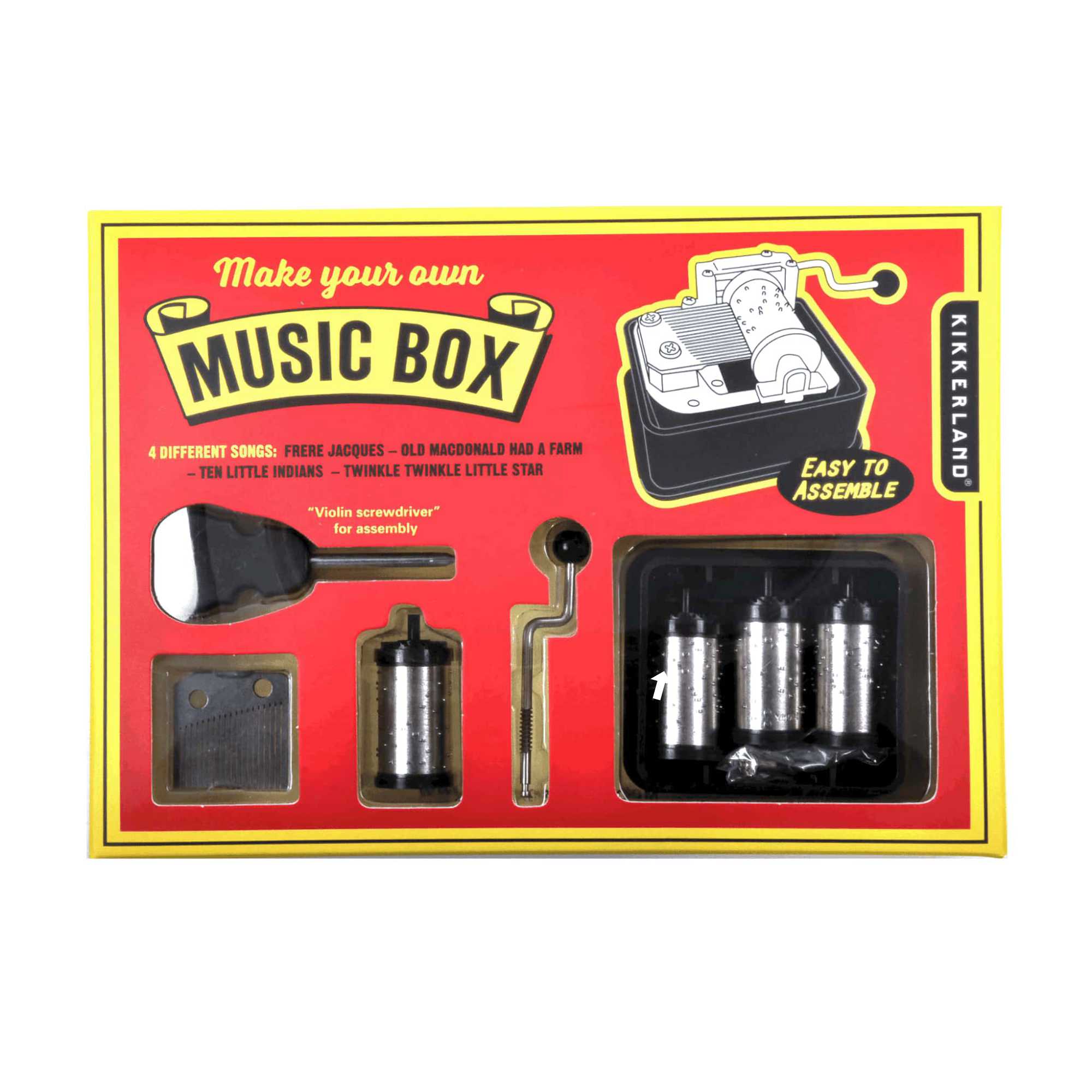Kikkerland Design Builb Your Own Music Box