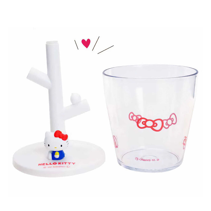 Sanrio Hello Kitty Bathroom Mini Cup & Stand Set