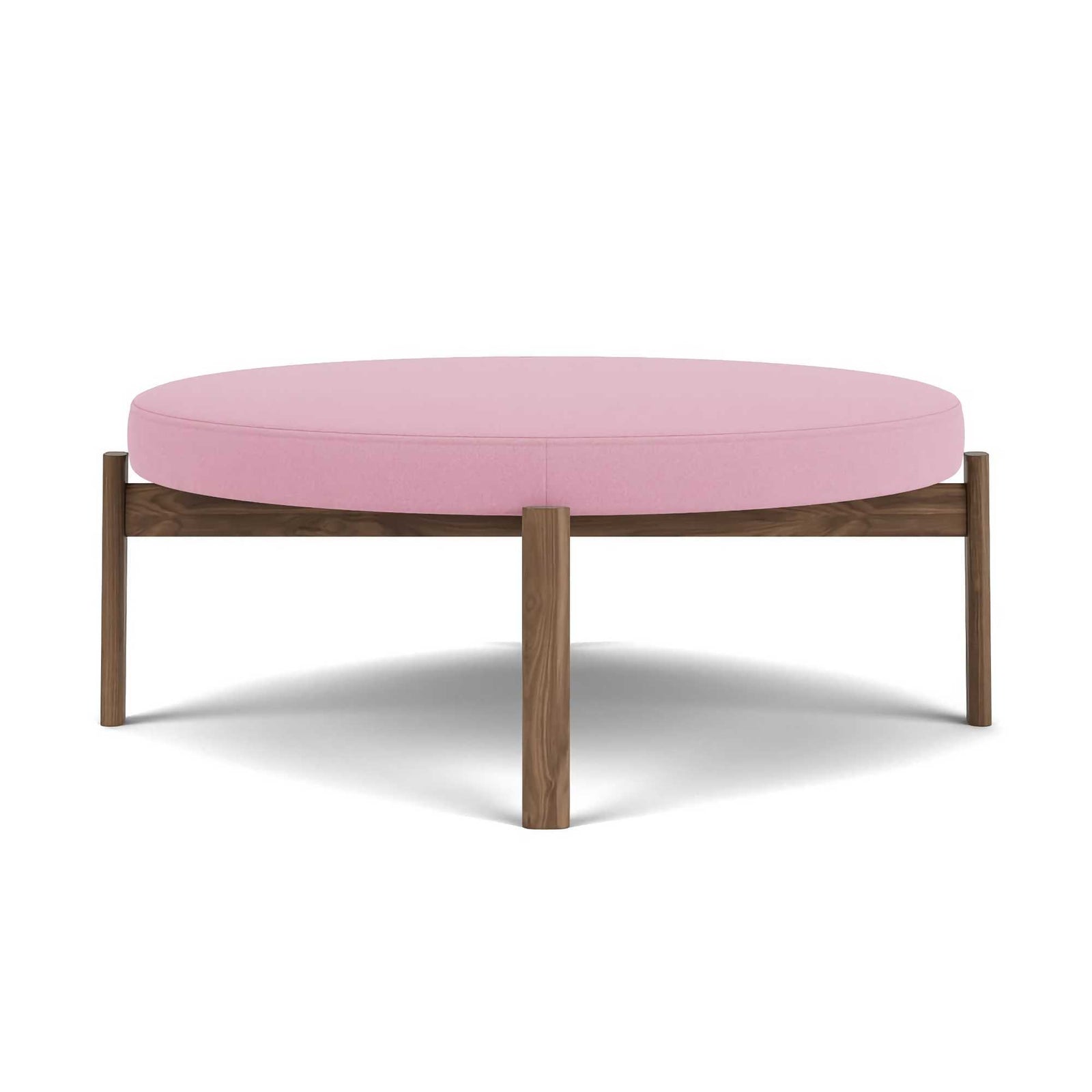 Audo Copenhagen Passage Pouf Walnut Base