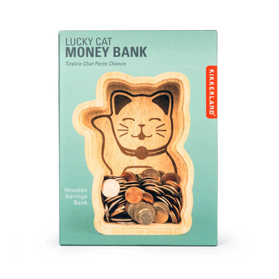 Kikkerland Lucky Cat Money Bank