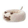 Feelpet Marshmallow Round Bed, pug