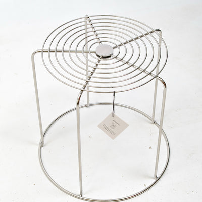 refurbished | &Tradition Wire VP11 stool, hallingdal 600/stainless steel
