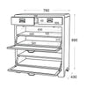 Dulton 2 Layer cabinet