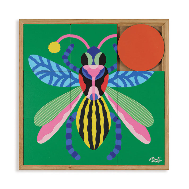 Taquin Bizzz puzzle wall art 48x48