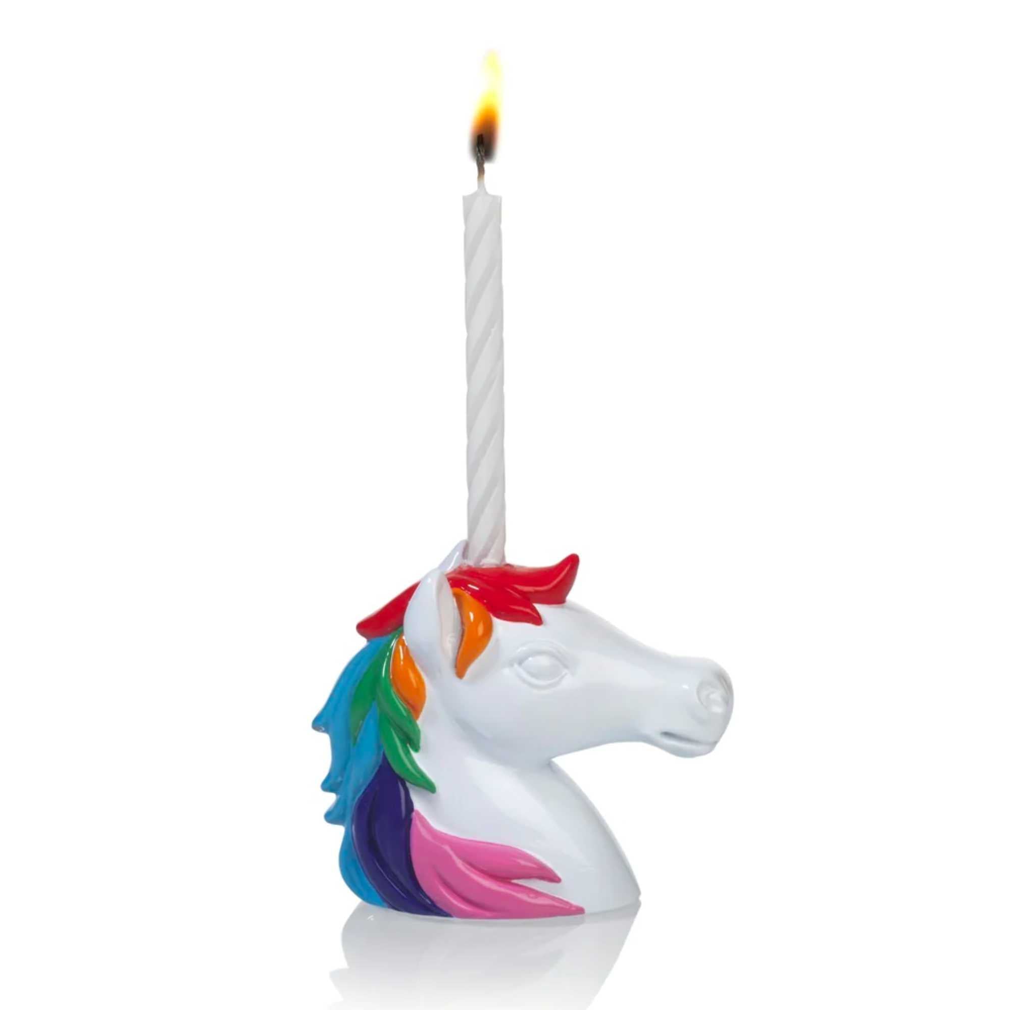 Bitten Unicorn candle holder