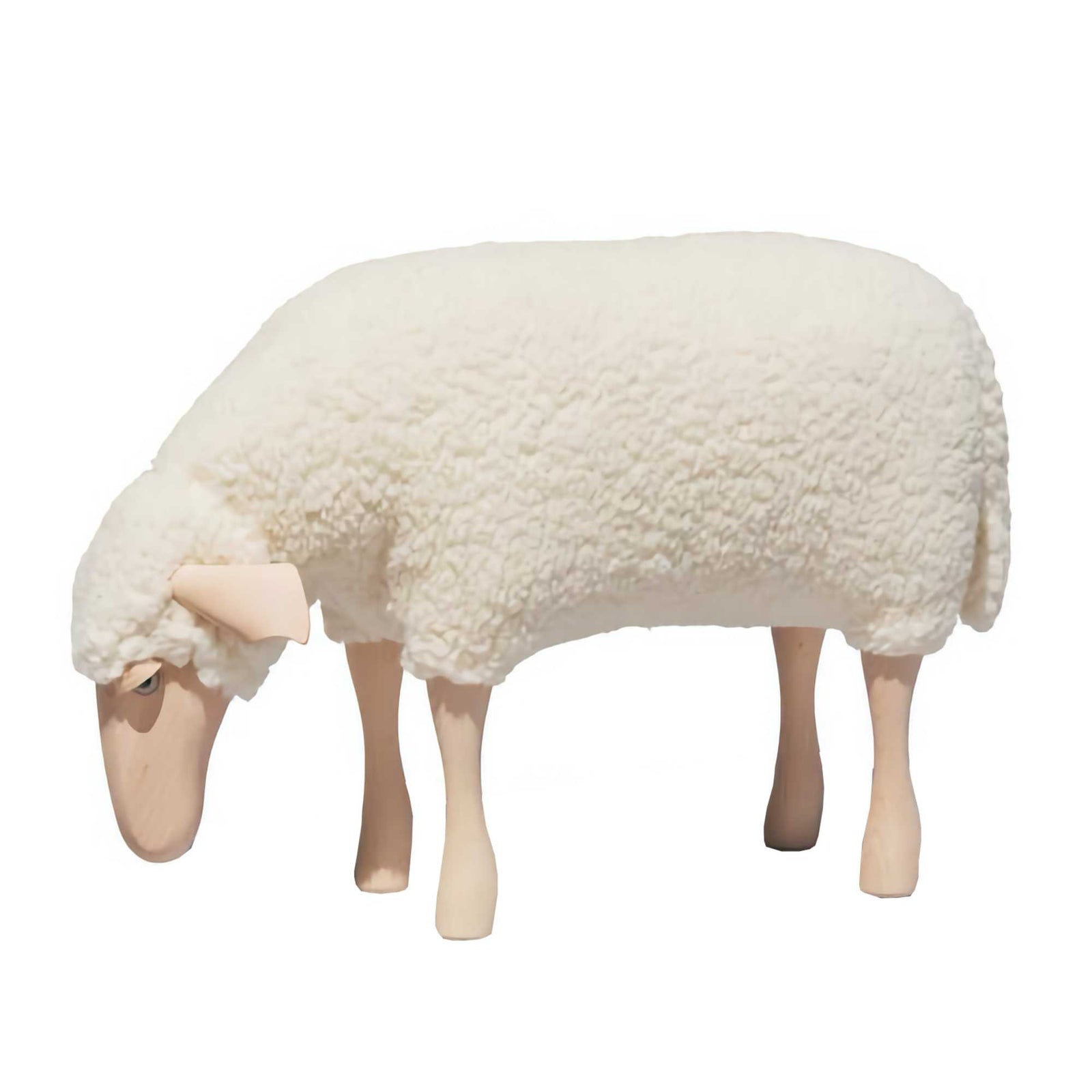 Meier Lamb Wool Plush Grazing Large, White