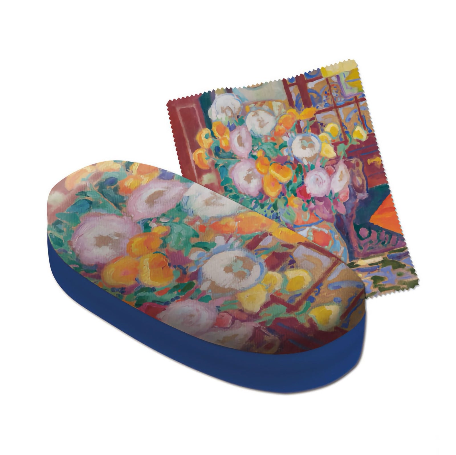 Bekking & Blitz glasses case with microfibre cloth, interior