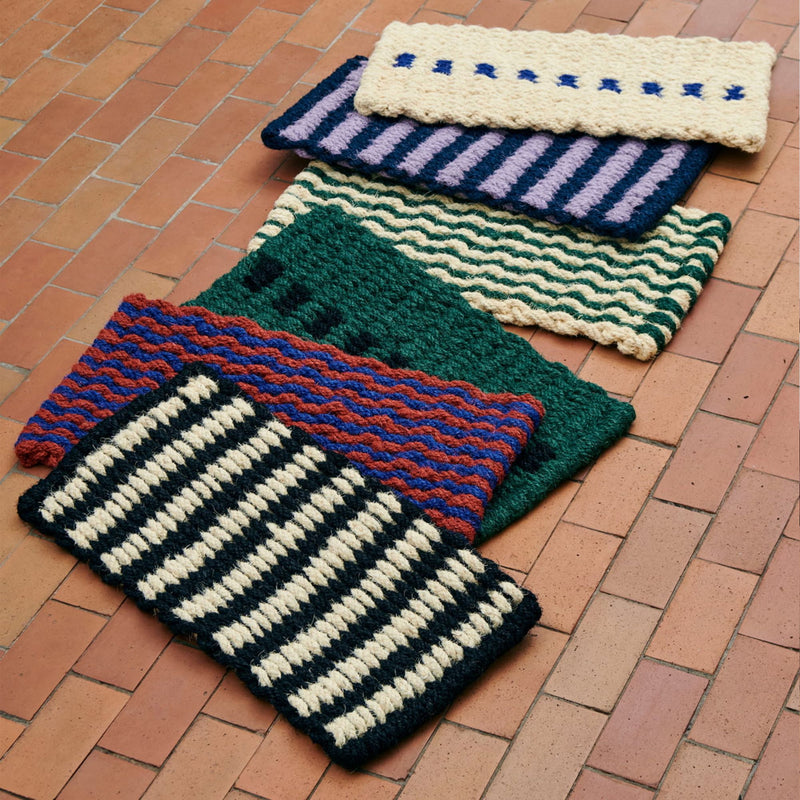 Hay Coco doormat, Dark green/Black