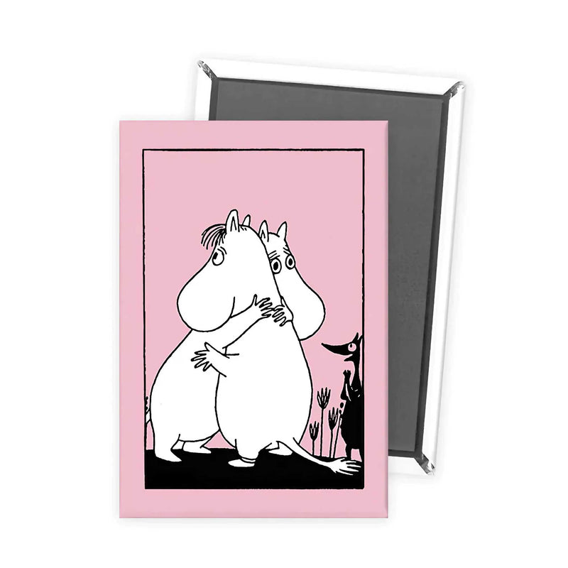 Star Edition Moomin fridge magnet, hugging