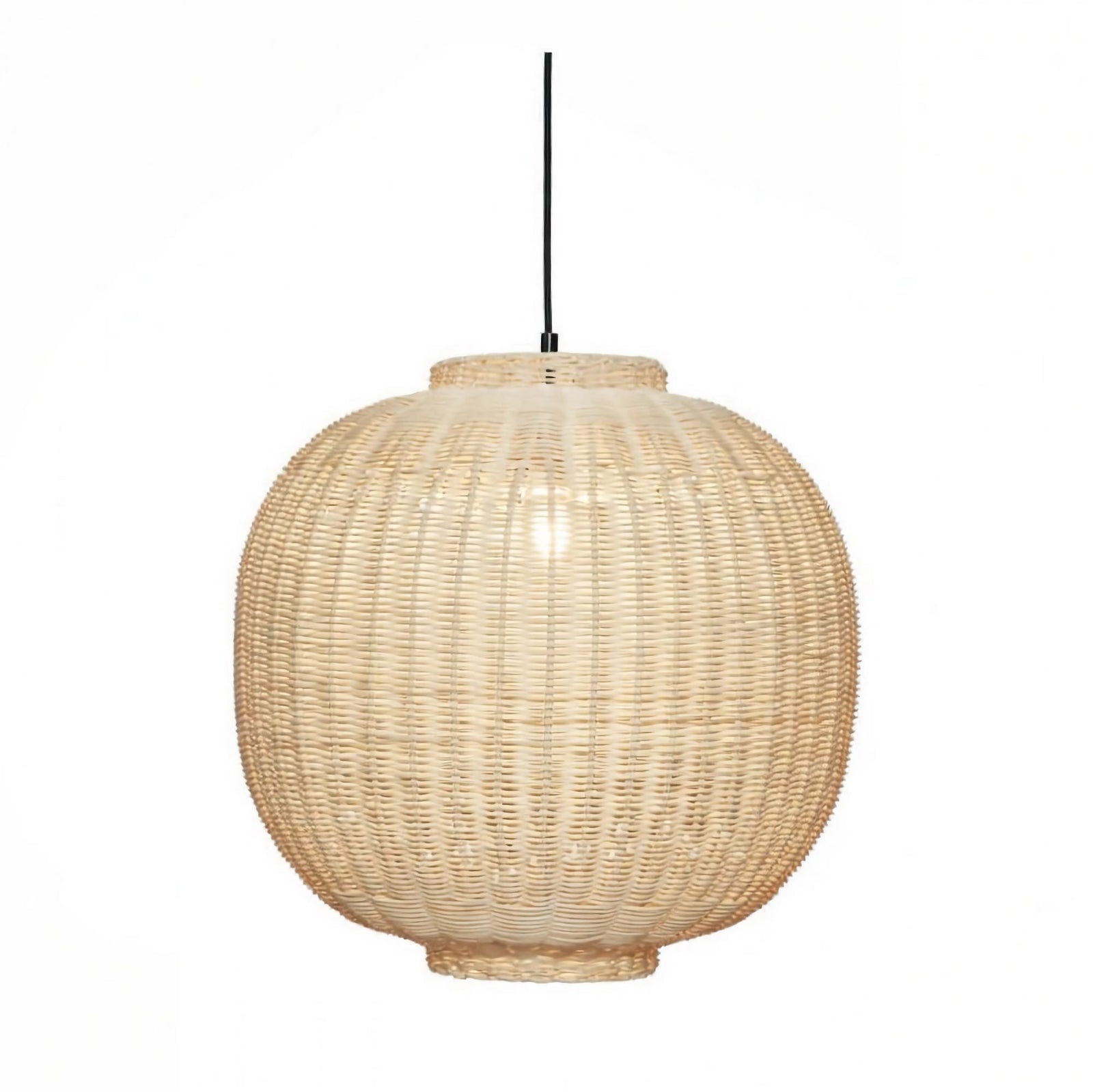 Hubsch Chand Pendant Round Natural