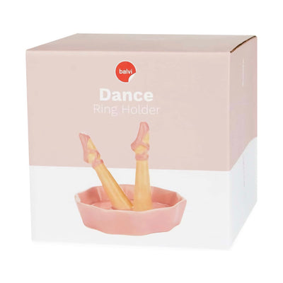 Balvi Happy Legs Dance ceramic ring holder