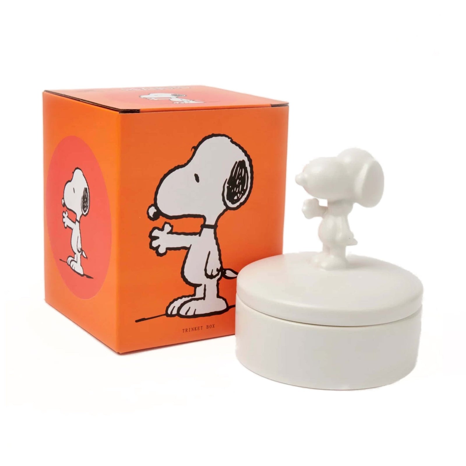 Magpie x Peanuts Snoopy round trinket box