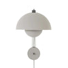 &Tradition VP8 Flowerpot Wall Lamp, Matt Light Grey