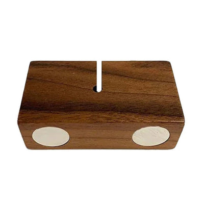 Boris wooden keyring with magnet stand