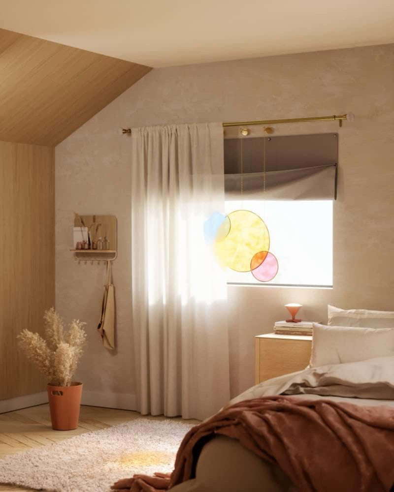 Umbra Sheera shine through curtain