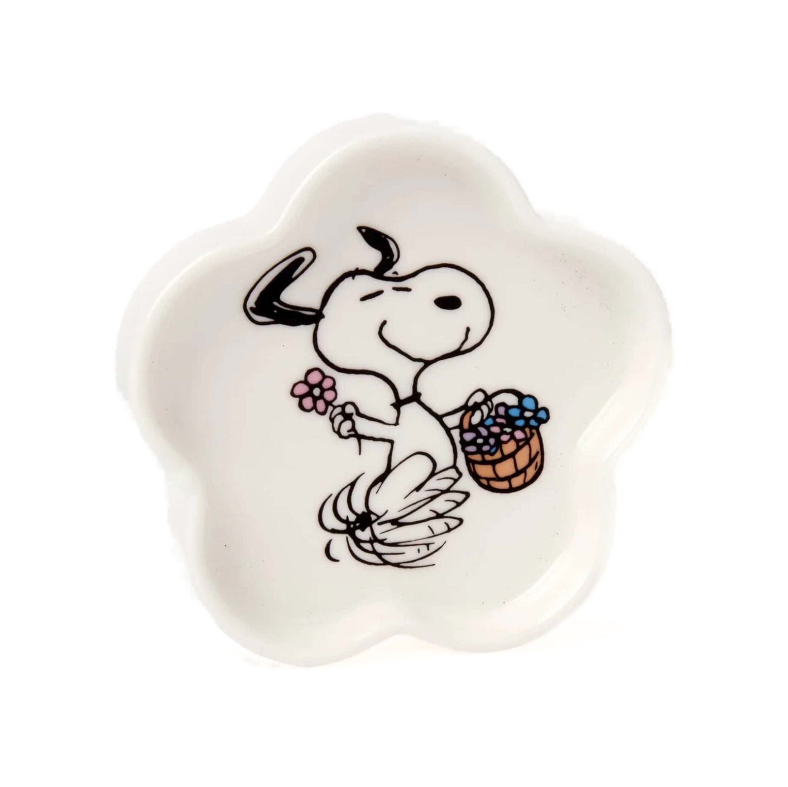 Magpie x Peanuts Floral Dance flower trinket dish
