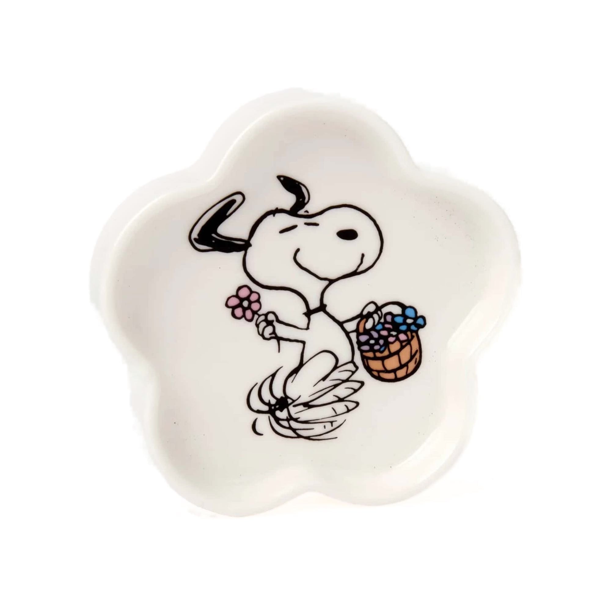 Magpie x Peanuts Floral Dance flower trinket dish